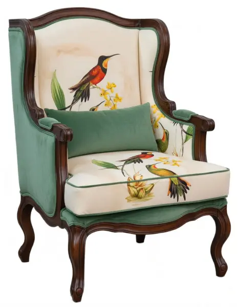 Кресло Сезарина «Райские птицы», версия 1