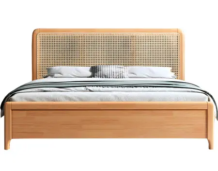 Кровать с изголовьем из ротанга 160*200 Твигги
