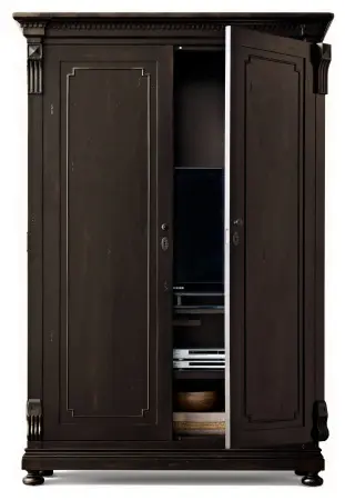 Шкаф распашной из массива Сент-Джеймс блэк