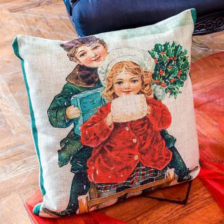 Декоративная подушка С Новым годом! версия 10