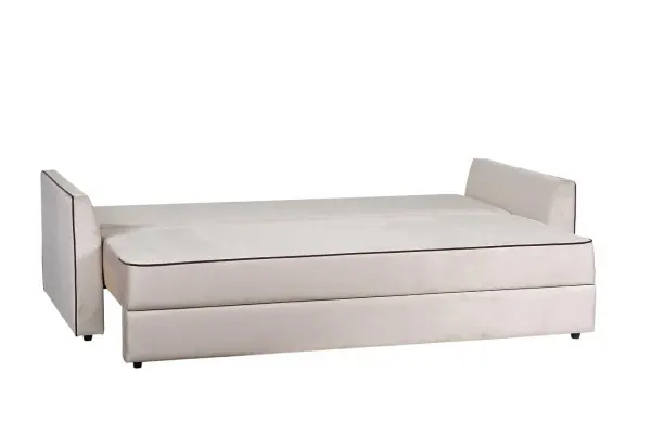 Диван Mores(K)кант трехмест.раскл. велюр беж. Bel09 226х103х94