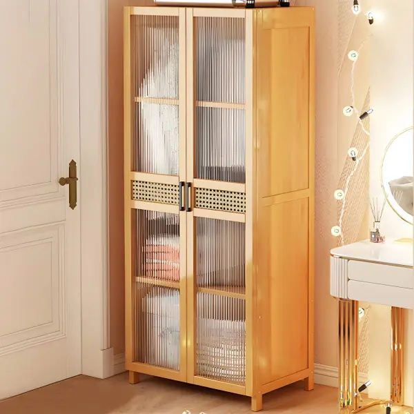 Шкаф платяной двухдверный с прозрачными дверями Твигги