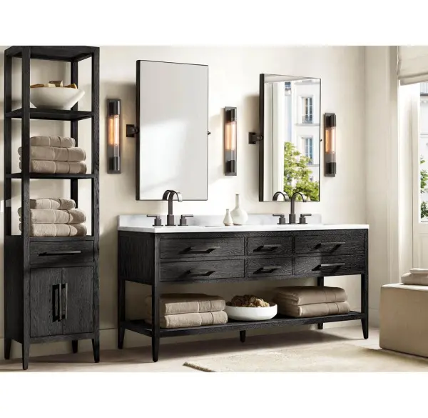 темный высокий шкаф Сен-Морис