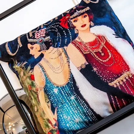 Декоративная подушка Рождество от-кутюр