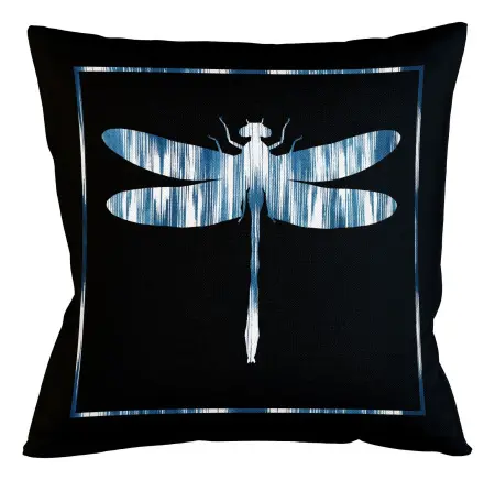 Подушка интерьерная «Стрекоза Орфей»