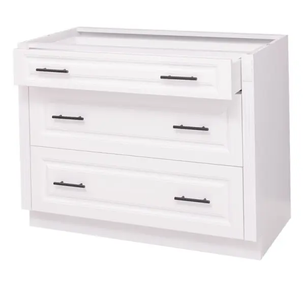 Тумба с 3 ящиками 110 см без столешницы Брюгге