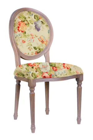 Стул Медальон с цветочным орнаментом JARDIN