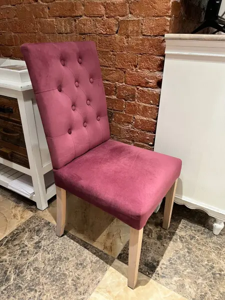 Стул бордовый "Альбан"