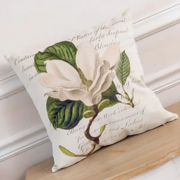 Декоративная подушка «Магнолия», версия 8