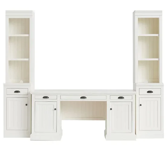 Письменный стол с книжным шкафом Люкс Ривьера