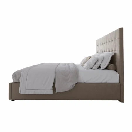 Кровать большая 200х200 Royal Black бежевая