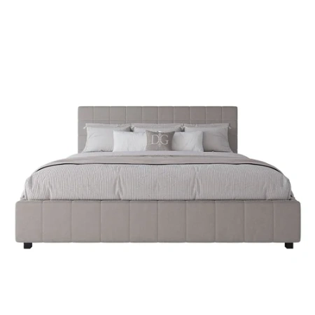 Кровать большая 200х200 Shining Modern светло-бежевая
