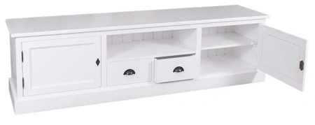 Стенка под ТВ с открытыми полками Брюгге