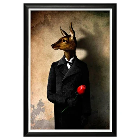 Арт-постер «Красная роза»