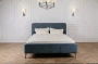 Кровать двуспальная 160х200 бирюзовая Button Tufted