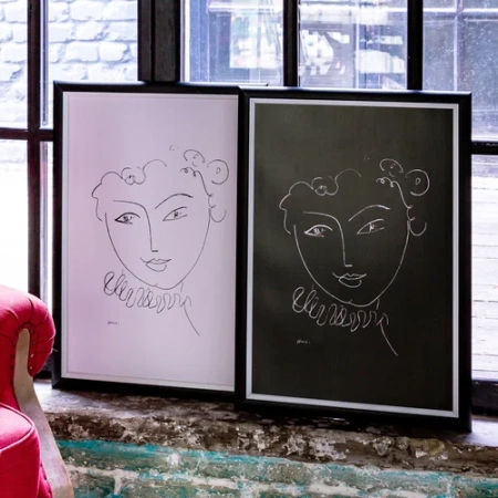 Арт-постер «Мадам де Помпадур (инверсия)»