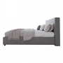 Кровать большая 200х200 Shining Modern серая