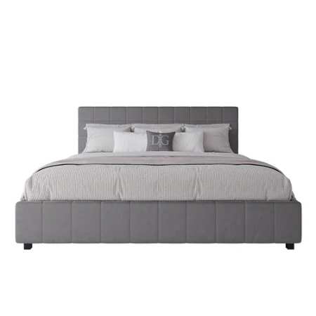 Кровать большая 200х200 Shining Modern серая