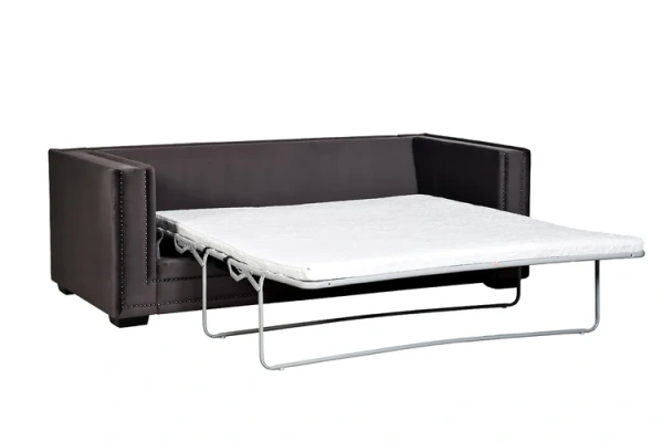 Диван Opera трехмест.раскл, велюр коричн. Riv97 227х104х95см