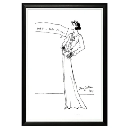 Арт-постер «Коко Шанель,1937»