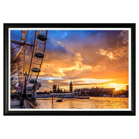 Арт-постер «Лондонский глаз»